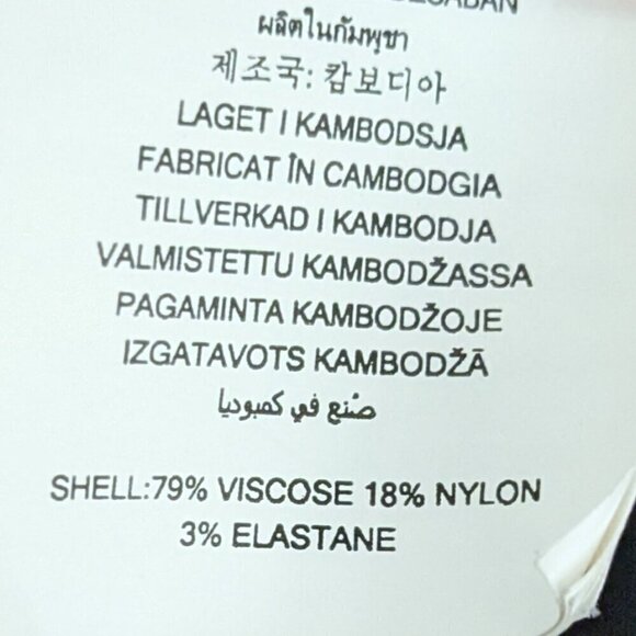 MICHAEL KORS Black Mid-Rise Stretch Skinny Ankle Pants; Zip Accent; Size 2 - Picture 5 of 5